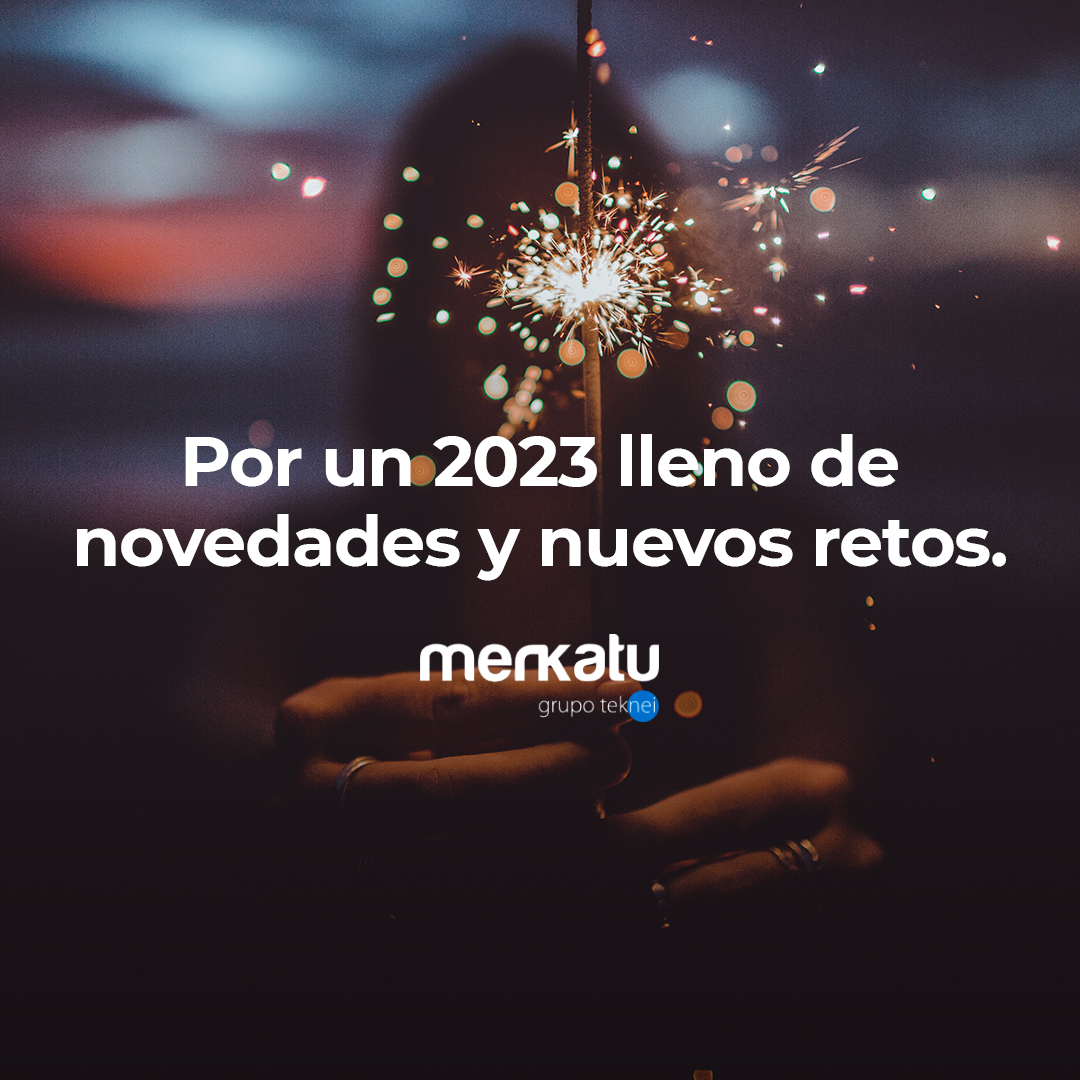 Merkatu's tweet photo. ✨Este 2022 hemos superado cada reto y eso nos ha permitido evolucionar como empresa y equipo.

Esperamos que este nuevo año venga cargado de alegrías, novedades y nuevos retos. 

🎆¡Feliz 2023 de parte de todo el equipo de #Merkatu!

#TransformaciónDigital #ConsultoriaDigital https://t.co/pRhkGVfz1h