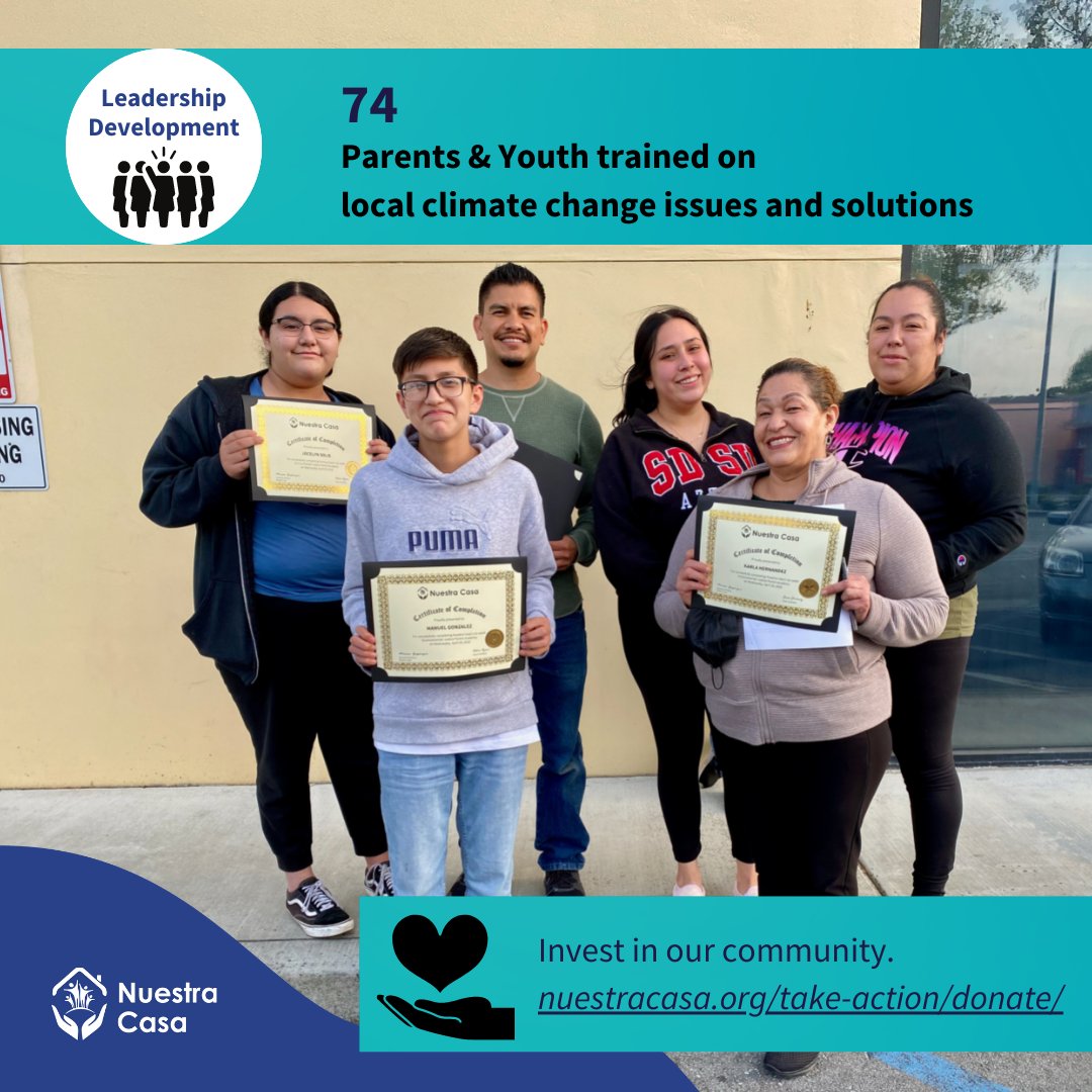 Nuestra Casa advocates, informs, and trains members of our community to become environmental justice leaders. Help us reach more people with your gift to our annual campaign. Make your donation today. mightycause.com/donate/Nuestra… #SanMateoCounty #bayarea #sanmateo #eastpaloalto