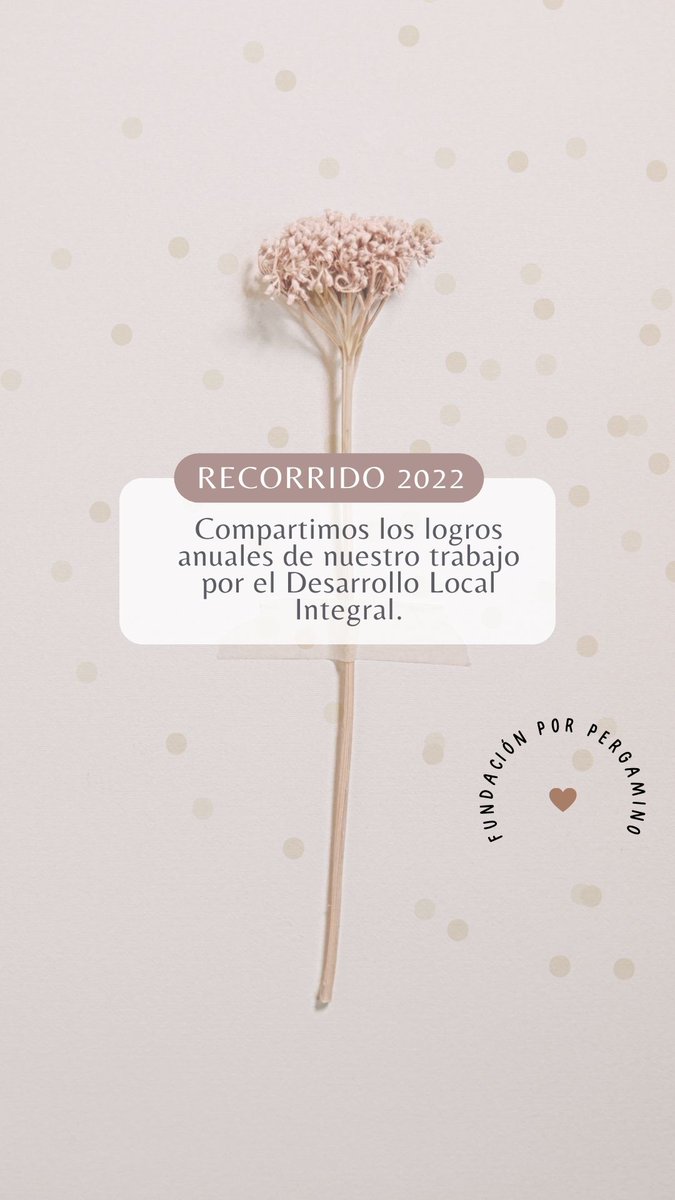 Recorrido por algunas de las cosas en las cuales trabajamos este año y nos ponen orgullosos.
¡Feliz año!🥂✨

instagram.com/p/Cmy7wLrOP0e/…