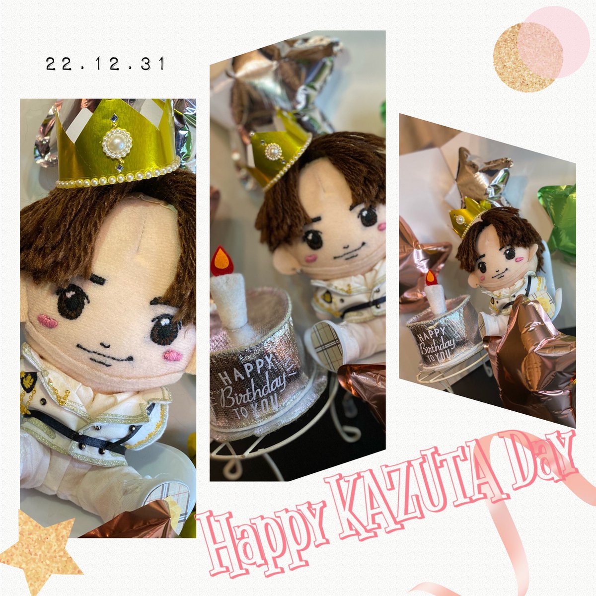 pocopon_channel's tweet photo. というわけでうちのズタ君もお祝い🎉#HAPPY_KAZUTA_DAY
#カズタ_nSSignの愛されリーダー
#nSSign_KAZUTA_HappyBD https://t.co/nws2YArn2A