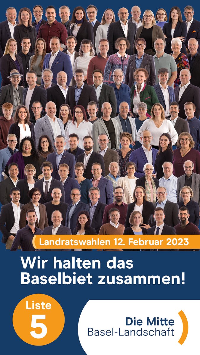 Ein neues Jahr Politik erwartet uns wie ein Kapitel in einem Buch, das darauf wartet, geschrieben zu werden. Wir alle wollen diese Geschichte mitschreiben. Danke, dass Sie uns am 12. Februar mit #Liste5 wählen. 🧡⁦<a href="/Mitte_Centre/">Die Mitte – Le Centre</a>⁩ #Landrat #Wahlen23 #Baselbiet #Verantwortung