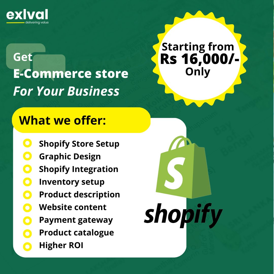 ExlVal's tweet image. It's the end of the year and we want to wish you all a very happy new year. To celebrate this occasion, we are offering full shopify store development services starting from just Rs 16000/-
To know more, Dm us .
#shopifydevelopment #shopifystoredevelopment #ecommercestore