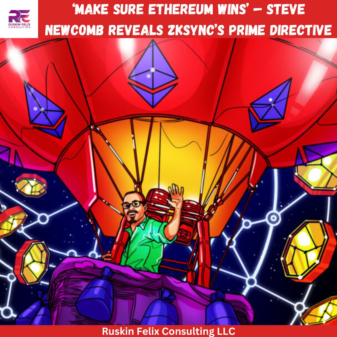 ruskinfelix's tweet image. ‘Make sure Ethereum wins’ — Steve Newcomb reveals zkSync’s prime directive.
#Blockchain #ethereum #crypto #blockchain #NFTs #btc #entrepreneur #eth #cryptocurrencies #nftcommunity #nftcollector #nftartist #digitalart