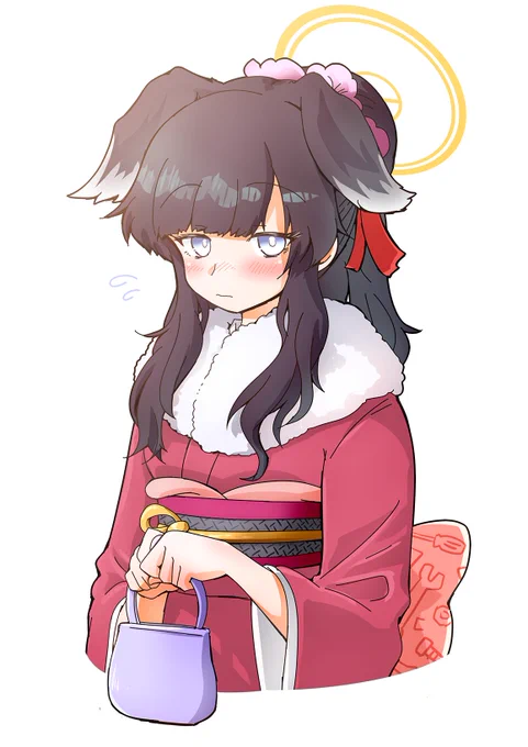 ヒビキ(正月)(願望)(妄想) #ブルアカ 