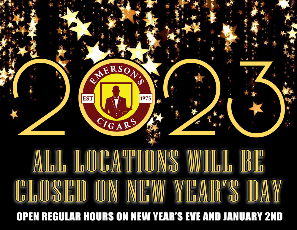 All locations will be open regular hours on New Year's Eve and closed on New Year's Day. Back to normal hours on January 2nd with our Maker's Craft Brewery location opening early at noon.