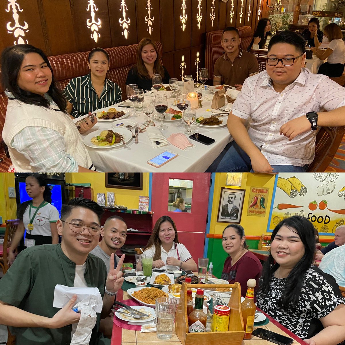NicoVillanueva's tweet photo. 2021 v. 2022 Year-end Dinner
-
Keeping the tradition alive (since all our 2022 resolutions/wishes came true) https://t.co/eBFohifYPx