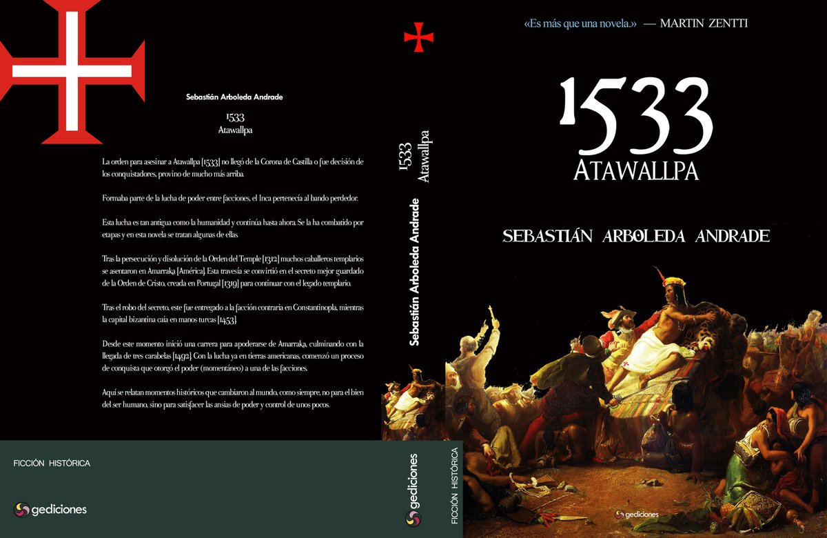 GaudiumEventos's tweet photo. 1533 Atawallpa

La orden para asesinar a Atawallpa [1533] no llegó de la Corona de Castilla o fue decisión de los conquistadores, provino de mucho más arriba.

https://t.co/xjILHLkBf5 https://t.co/CvKa5s4cle