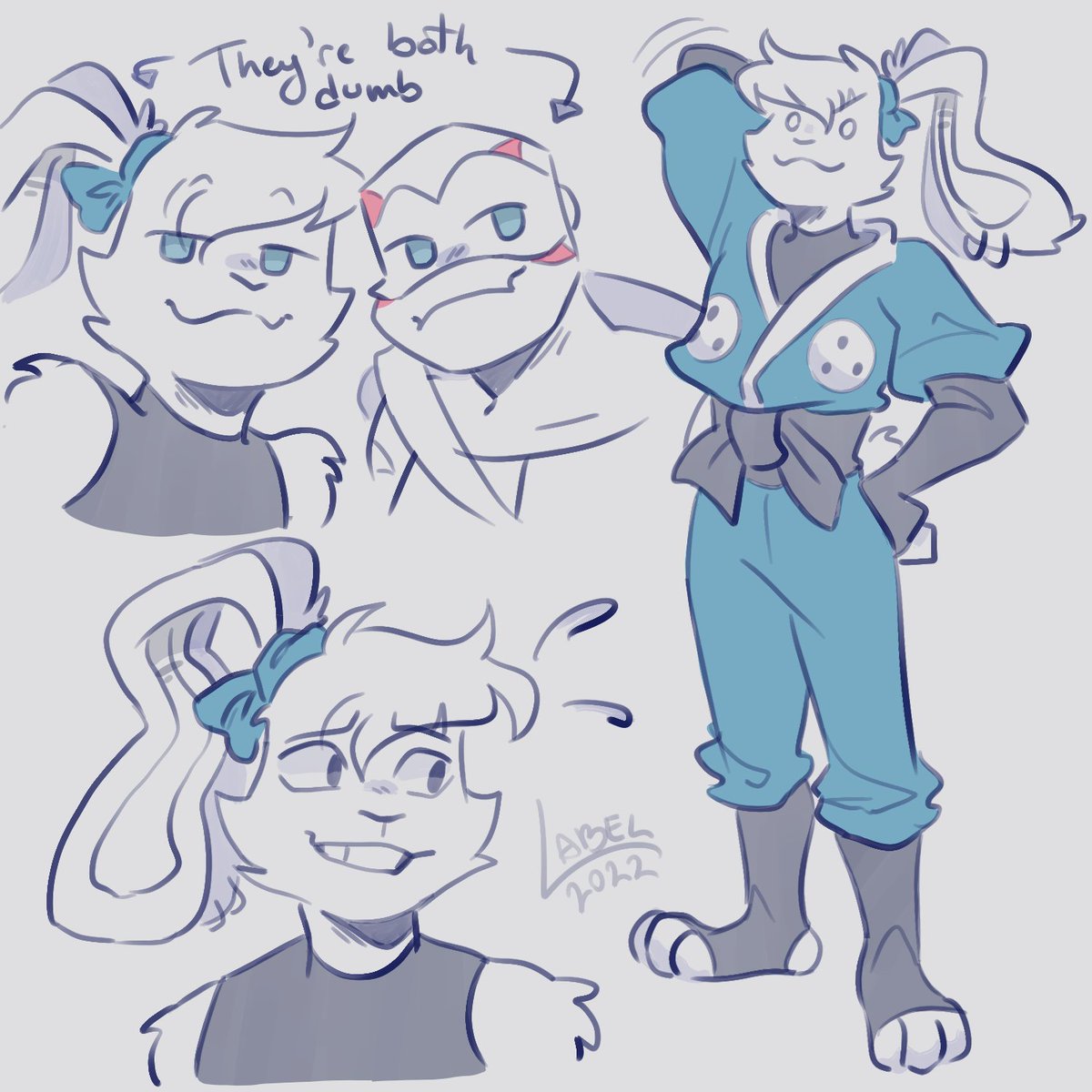Labelcoffee's tweet photo. (Bonus) some Usagi doodles! They're idiots and I love them so much omg https://t.co/oYNVpCT6X9