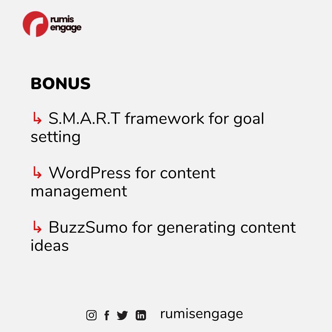 rumisengage's tweet photo. How to Create a  Resilient  Content Strategy

↳ Clearly define your content goals
↳ Conduct a buyer persona research
↳ Do a content audit.....

#contentstrategy #content https://t.co/i0YUHc8WWN