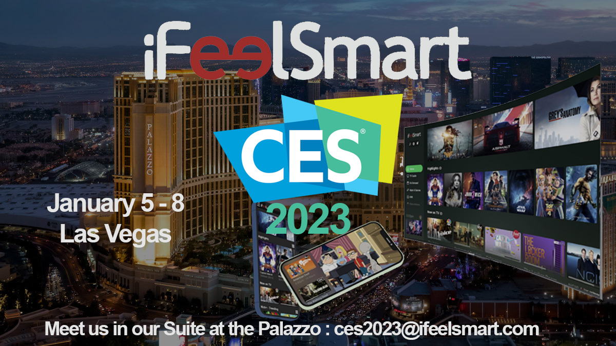 Looking for the latest solutions in TV Apps, Super-Aggregation, or FAST? Look no further! Discover iFeelSmart's best-in-class solutions at CES 2023. Book a meeting with us now to learn more about how we can revolutionize your TV experience. #CES2023
mailchi.mp/0965d47ad48e/c…