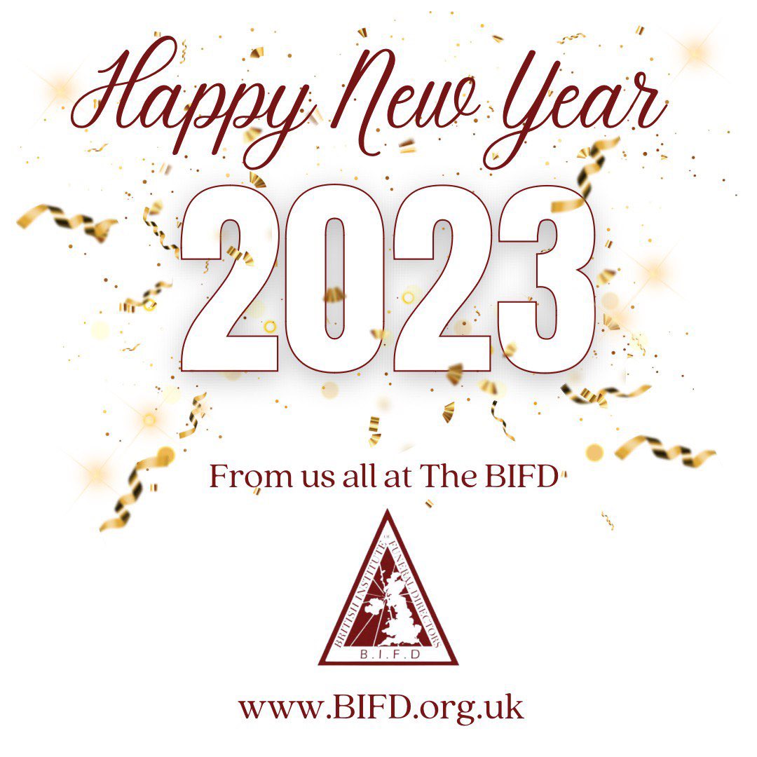 Jem &amp; Karen Mead along with the Presidential Team, Board of Directors and Education Committee would like to wish all our Members, Fellows, Associate Members, Students, Kindred Associations and their families a very happy and prosperous new year 🥂 🍾 

#BIFD #lookforthelicence