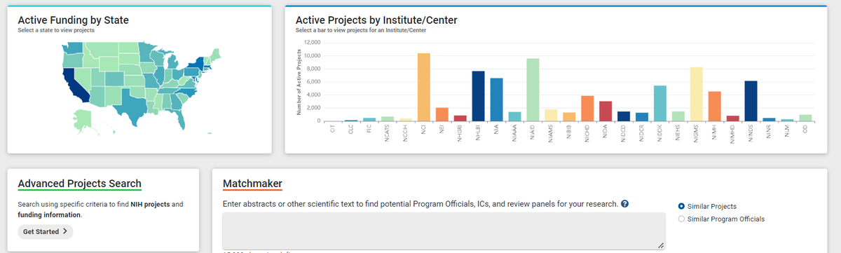 Did you know the <a href="/NIH/">NIH</a> Matchmaker tool is a great way to get started if you’re new to the NIH funding space?  Type in your research and you’ll see which  institute or center matches with your research interests 📊💻bit.ly/35nOvvJ  #phdchat #AcademicTwitter