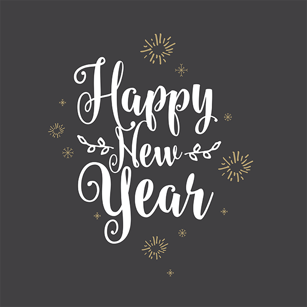 Best wishes for a happy and healthy New Year!