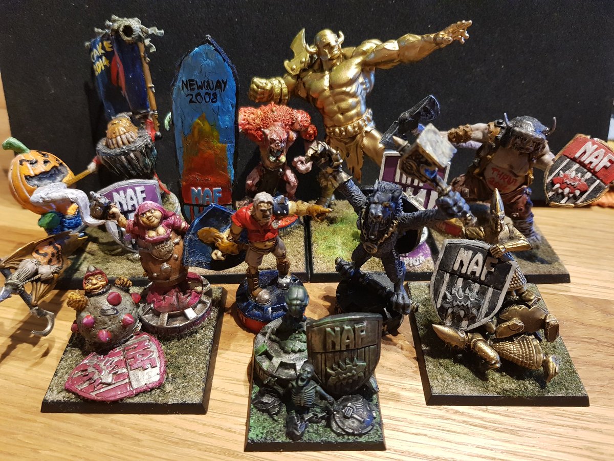 The big man has joined the NAF trophy cabinet! All trophies represent the race or the tournament they were won at. #bloodbowl