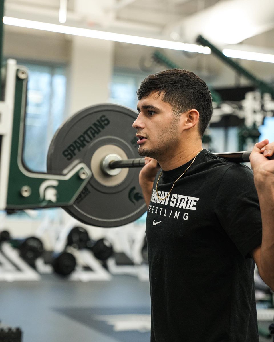 NCAAWrestling's tweet photo. Finish the year strong! 💪

#NCAAWrestling x 📸 @MSU_Wrestling 
https://t.co/RisUhA3o5S