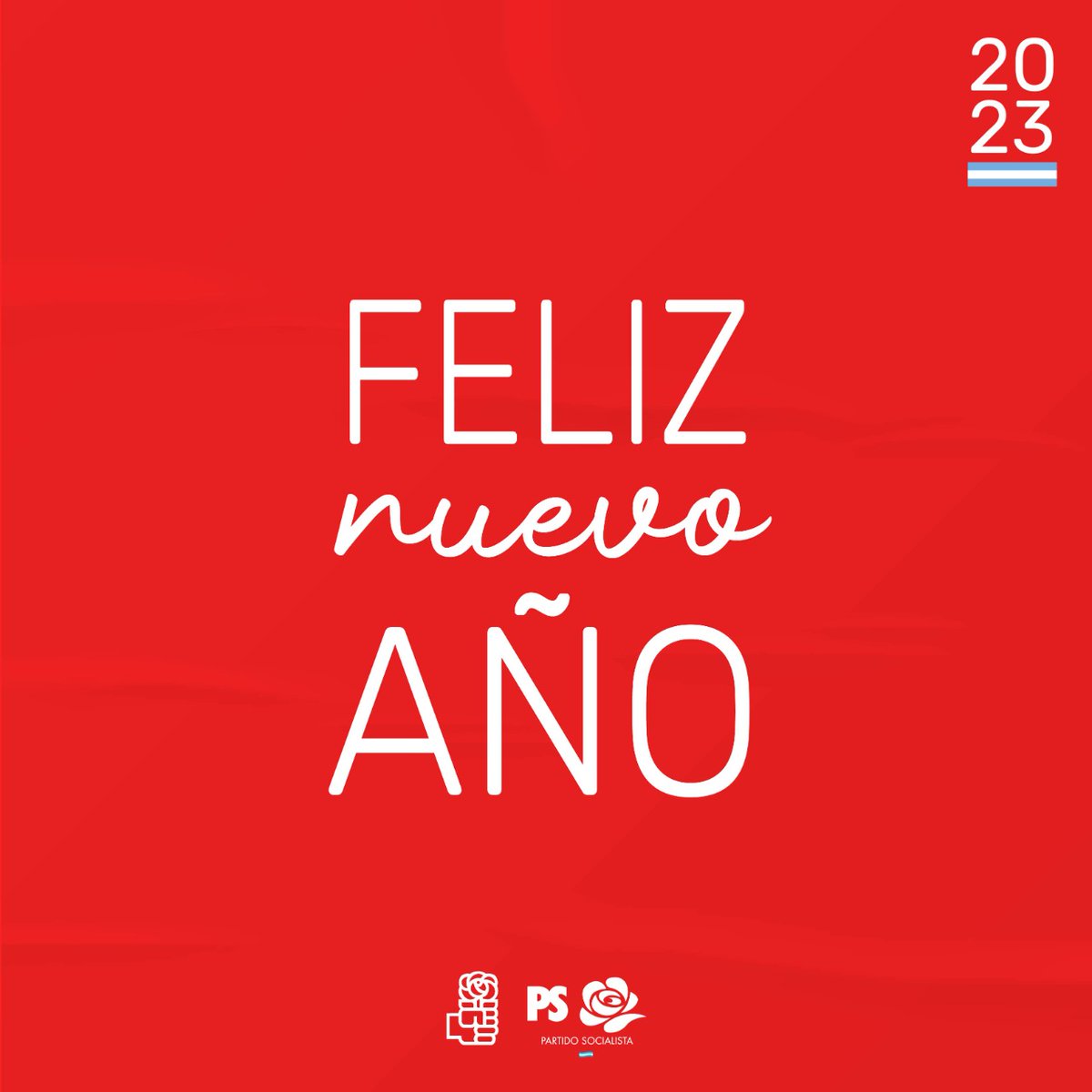 ps_argentina's tweet photo. ¡Felices fiestas, compañeros y compañeras! Abracemos a los/as nuestros/as y renovemos la esperanza de poder construir un país mejor, más justo, solidario y con #MásIgualdad 🥂✨
¡Vamos por una gran 2023! #SembrandoSocialismo✊🌹🇦🇷 https://t.co/RZFA7e3KLW