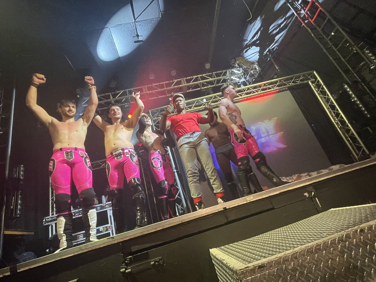 jrg1990's tweet photo. The Pink and Black Attack have done it, as CPF get the win by killing @TheMadKurt, who has to be dragged the to back by @ScarboroughREF 

#Unboxing5 @ThisIs_Progress https://t.co/5eG4sNVw5r