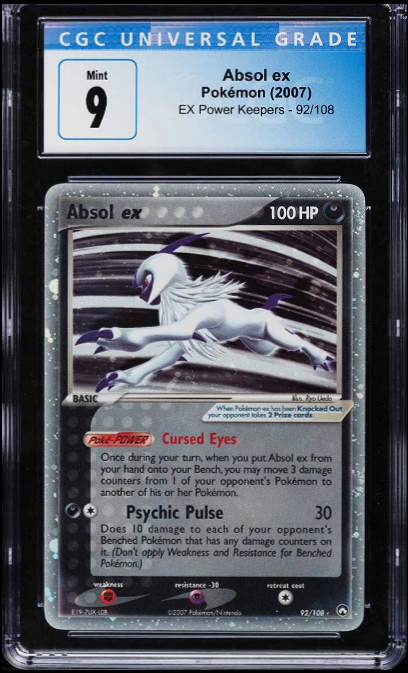 Crystallugia's tweet photo. #PokemonTCG #PokemonTrade #PokemonTradingCardGame
#absol
#PowerKeepers
2007 POKEMON EX POWER KEEPERS ABSOL EX #92 CGC 9 MINT
Listed fixed price $140 on the @PWCCmarketplace
https://t.co/7oHWXSzLgC https://t.co/RRXIdgwnZf