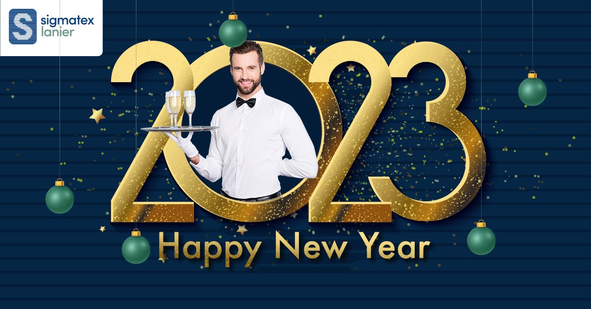 We’re ringing in 2023 in style! #HappyNewYear from Sigmatex Lanier. 🎆