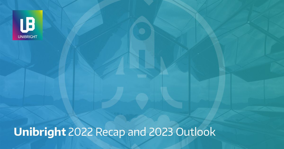 UnibrightIO's tweet photo. Our 2022 recap and 2023 outlook blogpost! 

#blockchain #enterprise $ubt

https://t.co/ad3eJKhAjF https://t.co/jNX9cw5v2D