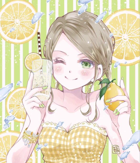 #今年も残りわずかなのでお気に入りの4枚を貼るオリジナル2枚と版権2枚(エルデンリングとリコリスリコイル) 