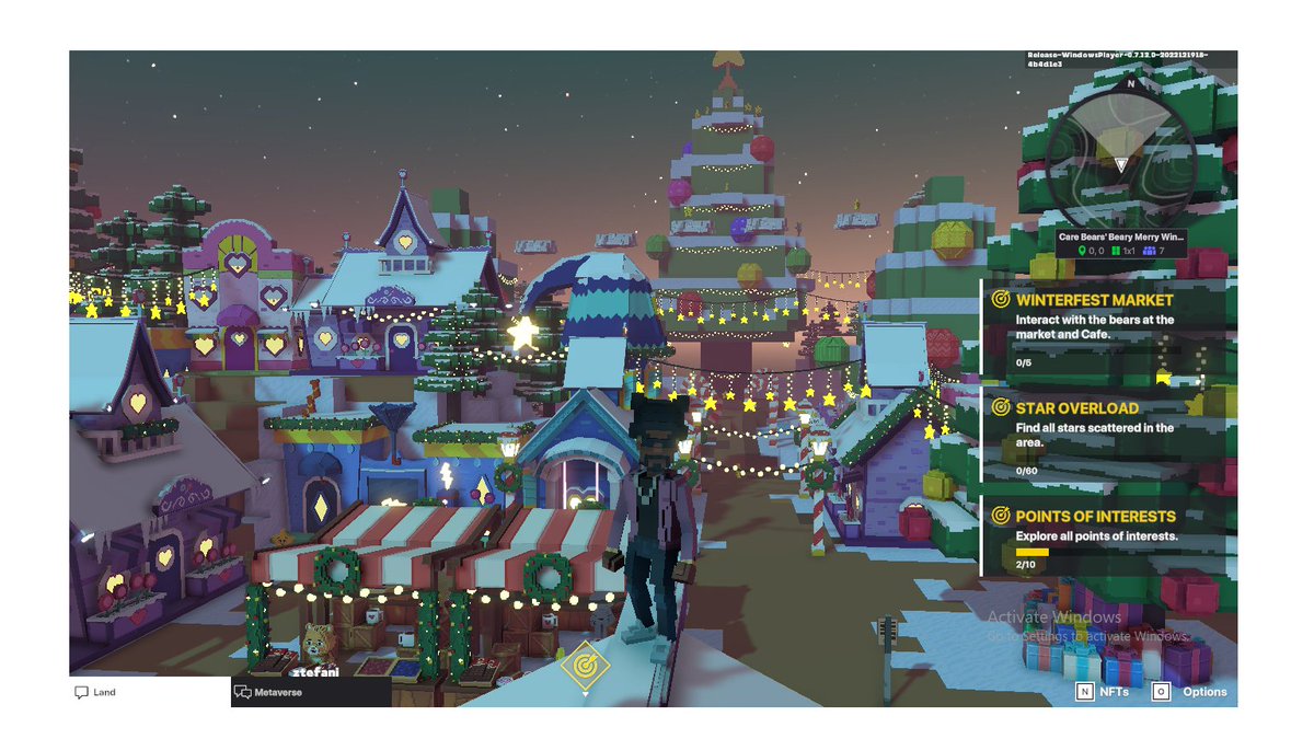 Babentt's tweet photo. @TheSandboxGame @carebears I found a @carebears blue construction worker in Merry Beary Winterfest! 👷🐻 #SeasonsGreetingsTSB https://t.co/cCoN2bPfeR