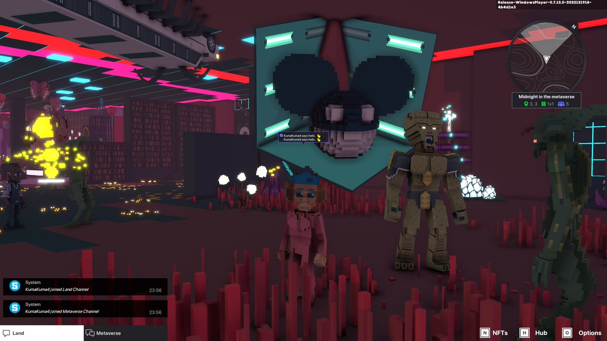 DonnaJudson4's tweet photo. @TheSandboxGame @steveaoki @TheOfficialA7X @suecothechild @ParisHilton @deadmau5 @blond_ish Celebrating the end of the year in @TheSandboxGame Metaverse! ✨🎇 https://t.co/Vt3uEdj3Vc
