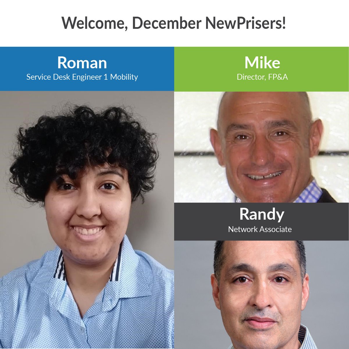 Dataprise's tweet image. Join us in welcoming our December #NewPrisers to the #Dataprise Family!

#Newhire #NewEmployee #Welcome #NewPrisers #winningwithIT #topworkplace #lovewhereyouwork
