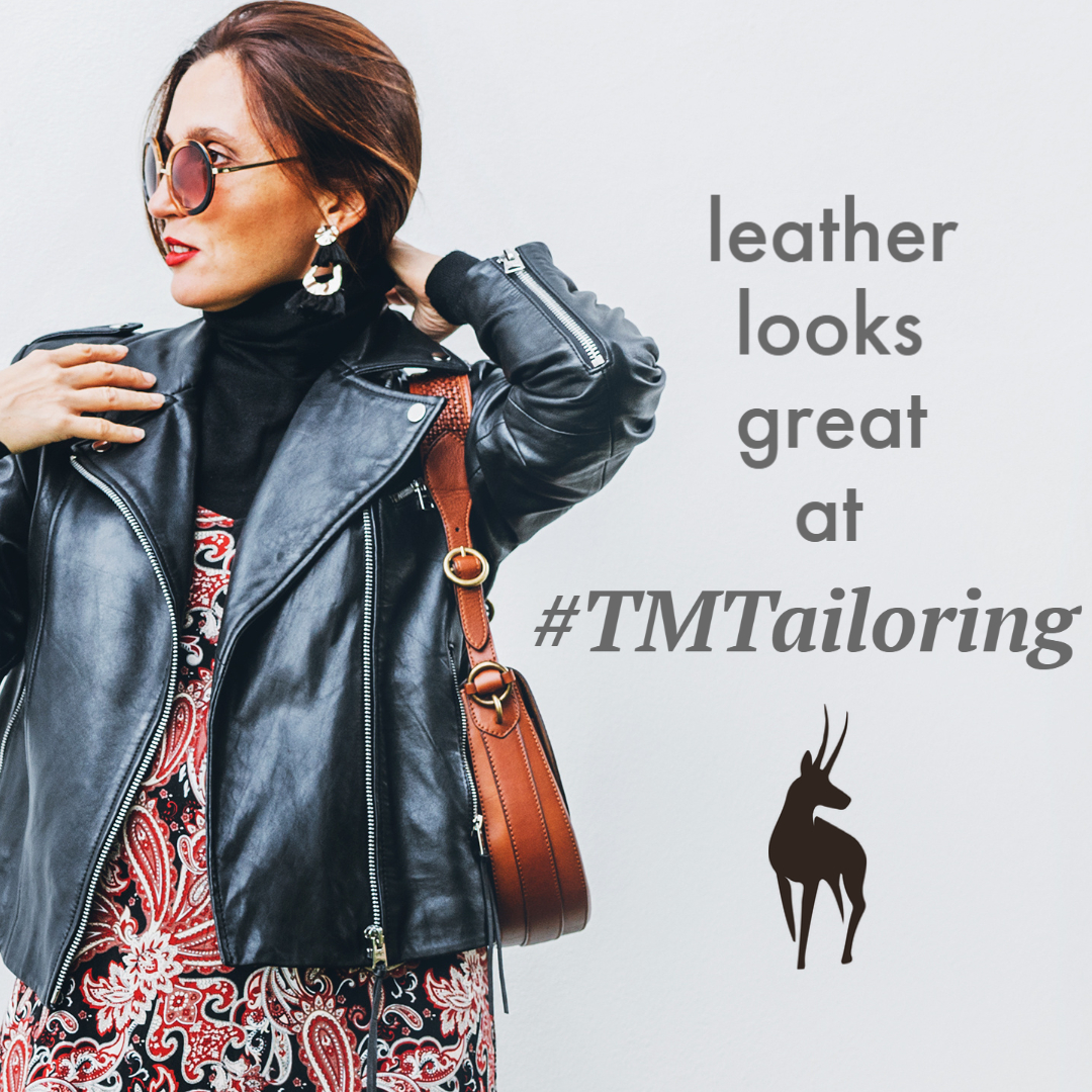 Stop in or ship your leather jackets, skirts, and more to Tad More to get the perfect edgy style!

#tmtailor #toponlinetailor #localtailor #815business #leatherjacket #leatherskirt #edgystyle #mendingoverspending #tailoringservices #reuse #repair #alteryourwardrobe #wardroberehab