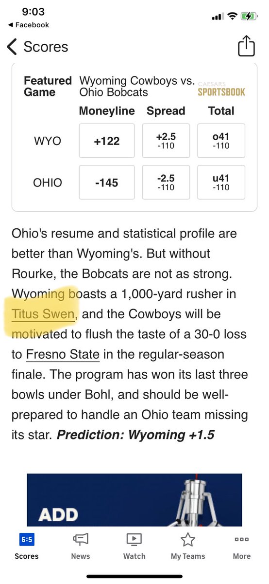 StoreboJ's tweet photo. Be careful when researching games…Titus  Swen (neither is the his backup) is no longer on the cowboys football team. https://t.co/m4Krxbz7Ch
