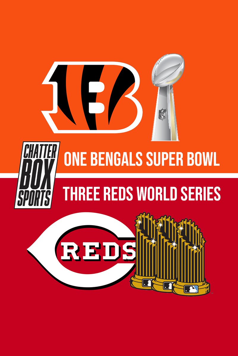 CBoxSports's tweet photo. Cincinnati sports fans: which would you rather have happen in the next 10 years? RT for one Bengals Super Bowl or like for three Reds World Series. 👀👀 https://t.co/TU2ndL2jHJ