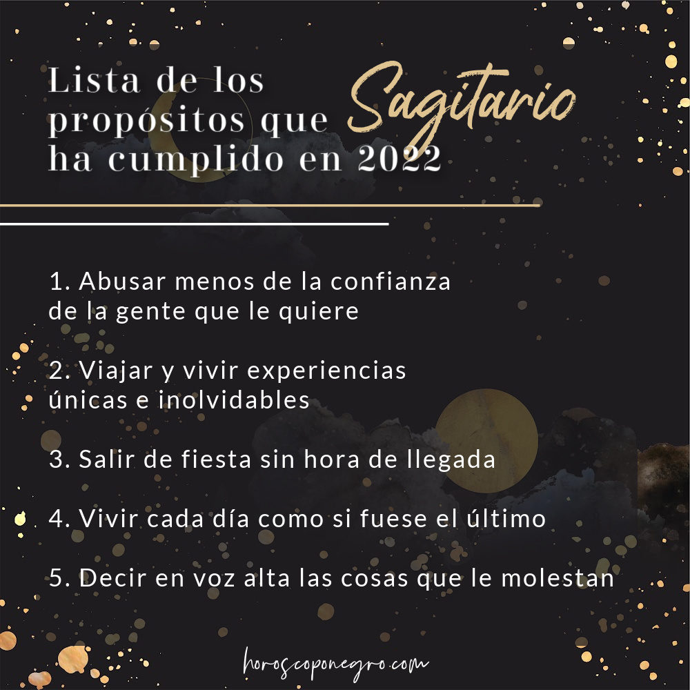 sagitario_hn's tweet photo. Lista de los propósitos que #Sagitario ha cumplido en 2022 ✨🔮✨ #horoscoponegro https://t.co/Zf3fD6033o