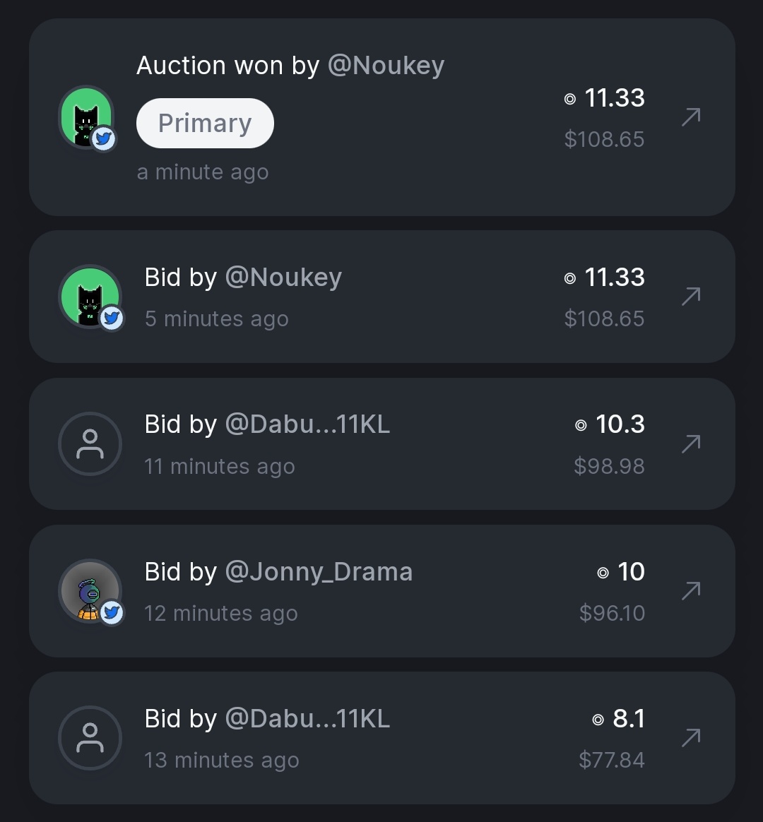 Bangkitha's tweet image. Comgrats to @Noukeyy for aping the Noun ember ! ✨

I can see Noukey want to claim his 2nd custom matata 🐒

Thanks for participating homie
@dust2dust__ 
@FujiiSol 
@JonnyDrama14 
@KlRBYkirby 
Anon wallet !