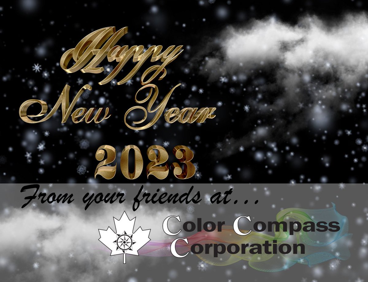 ColorCompass's tweet image. We wish everyone a very safe, prosperous, and Happy 2023.