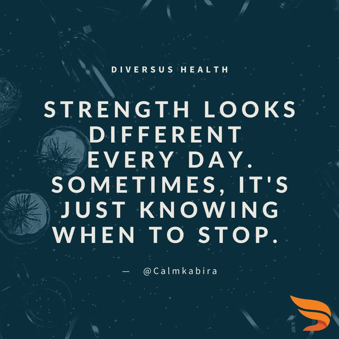 Diversus_Health's tweet photo. Strength looks different every day. Sometimes, it's just know when to stop.
#mentalhealth #mentalwellness #mentalhealthmatters #DiversusHealth #quoteoftheday #mentalhealthquotes #mentalhealthadvocate #therapy https://t.co/fMe6MHTkXy