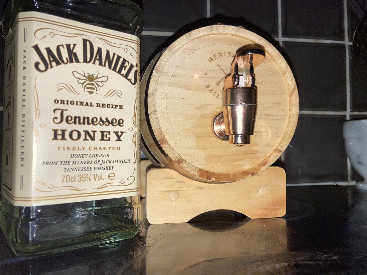 Mystic_Monk_01's tweet photo. I put my whiskey into my barrel now that I got from @Ravenwolf11 on Christmas, thanks Raven! It’s all ready for the new year hahaha https://t.co/sJy5ceFobb