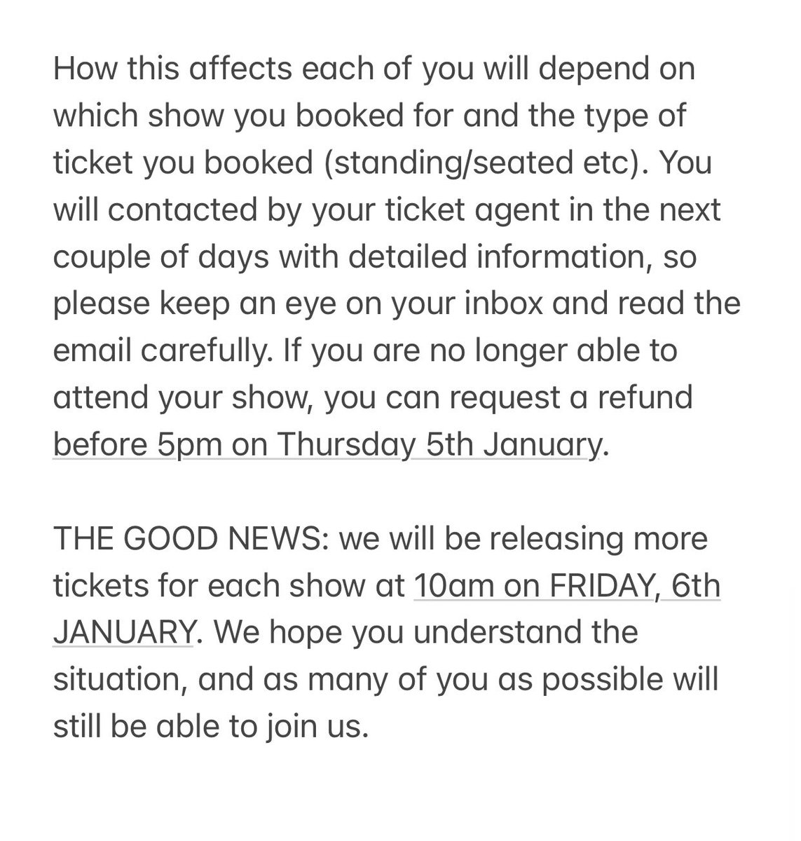 ChaseAtlantic's tweet photo. LDN UPDATE! https://t.co/qS6UhiX9Jd