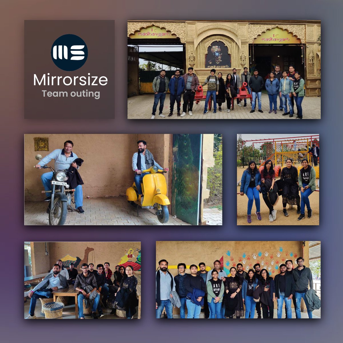 mirrorsize's tweet image. Team Outing ON ✅. Stress mode OFF✖️
The team went to MadhavGarh Farms to end 2022 on a high note. An extra special dance party with a multi-element of joy, fun, and laughter.
#mirrorsize #outingteam #outingparty #joy #fun #laughter #mirrorsizeteam #happynewyear #enjoymen