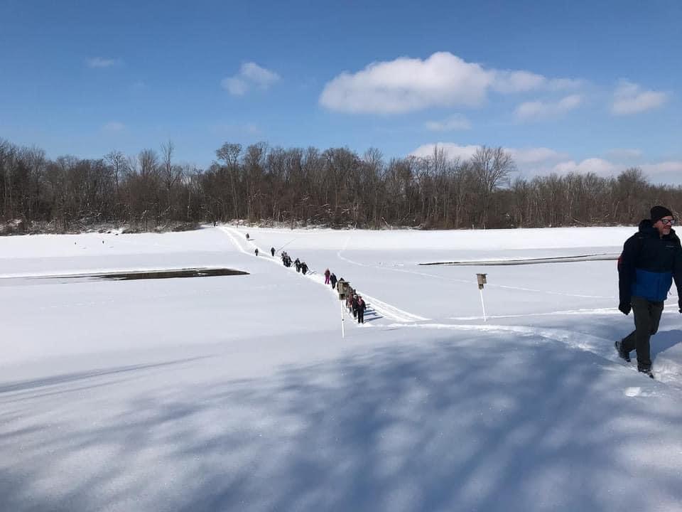 hikethebt's tweet photo. Meet at the campground pavilion (25381 State Route 58, Wellington, OH). Hot chocolate will be served to hikers. Contact: LakePlains@BuckeyeTrail.org
#buckeyetrail #hikeohio #exploreohio #findleystatepark #ohiostatepark #winterhike #grouphike
📷: Friends of Findley State Park https://t.co/2oO5AItjg5