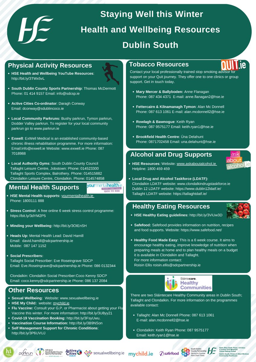HSECHO7's tweet photo. #HappyNewYear Looking to start fresh and get fit in the #NewYear ? Get #2023 off to a healthy start through  #slantecare @HealthyIreland @HsehealthW #HealthyCommunity programmes near you https://t.co/cpkt44Ux2W
