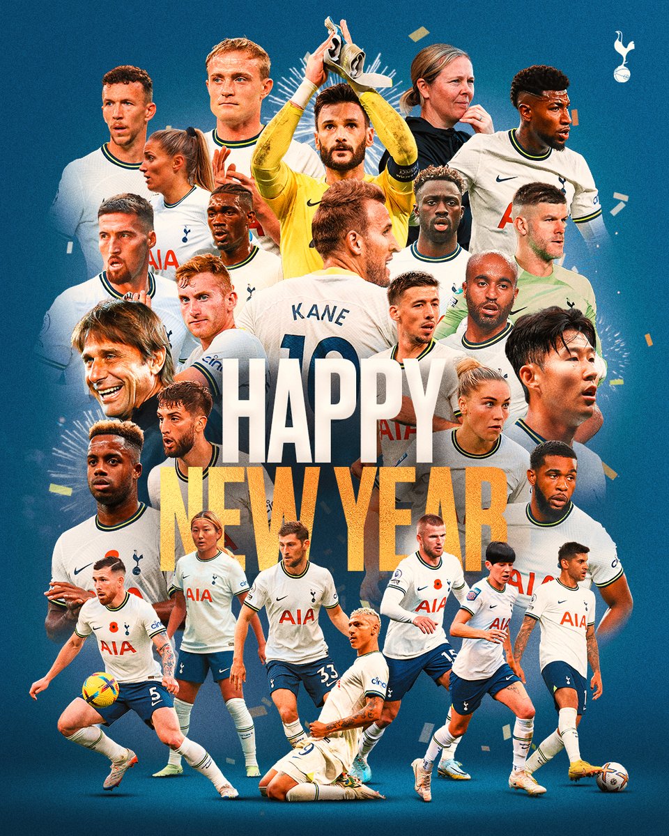 #HappyNewYear from everyone at Tottenham Hotspur 💙