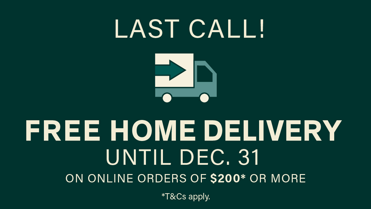 LCBO on X: 📢 LAST CALL! Free home delivery ends tomorrow, December 31. To  qualify spend $200 or more online. It is the perfect time to stock up for  the new year!