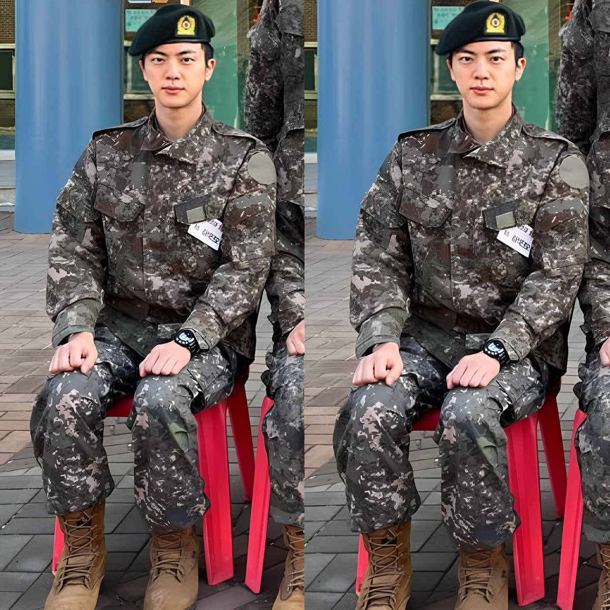 ARMYBOLIVIA7's tweet photo. INFO | @BTS_twt

El ejército coreano tiene un canal de comunicación oficial que cada tanto publica fotos para que vean cómo están los soldados. Cualquiera puede tener acceso, ya sea familiares, amigos e incluso fans.
© LiryOnni | ARMYBOLIVIA7 https://t.co/idopg4EwvV