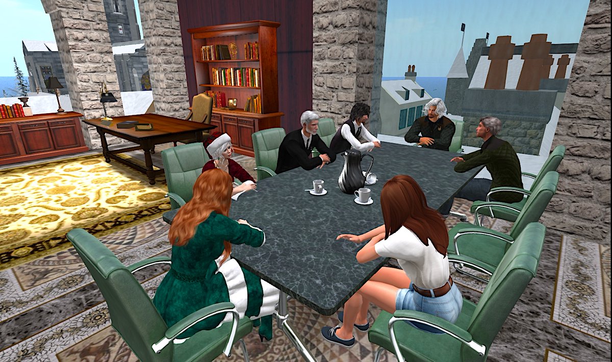 KringleCo's tweet photo. Brainstorming with the team of #KringleCo on what's next. Lots of ideas percolating (and coffee) and we're excited about 2023. While Christmas is still our biggest annual focus, we still have Valentines, St. Patricks, Spring and more coming in the months ahead. #SecondLife https://t.co/h3enhhtD4z