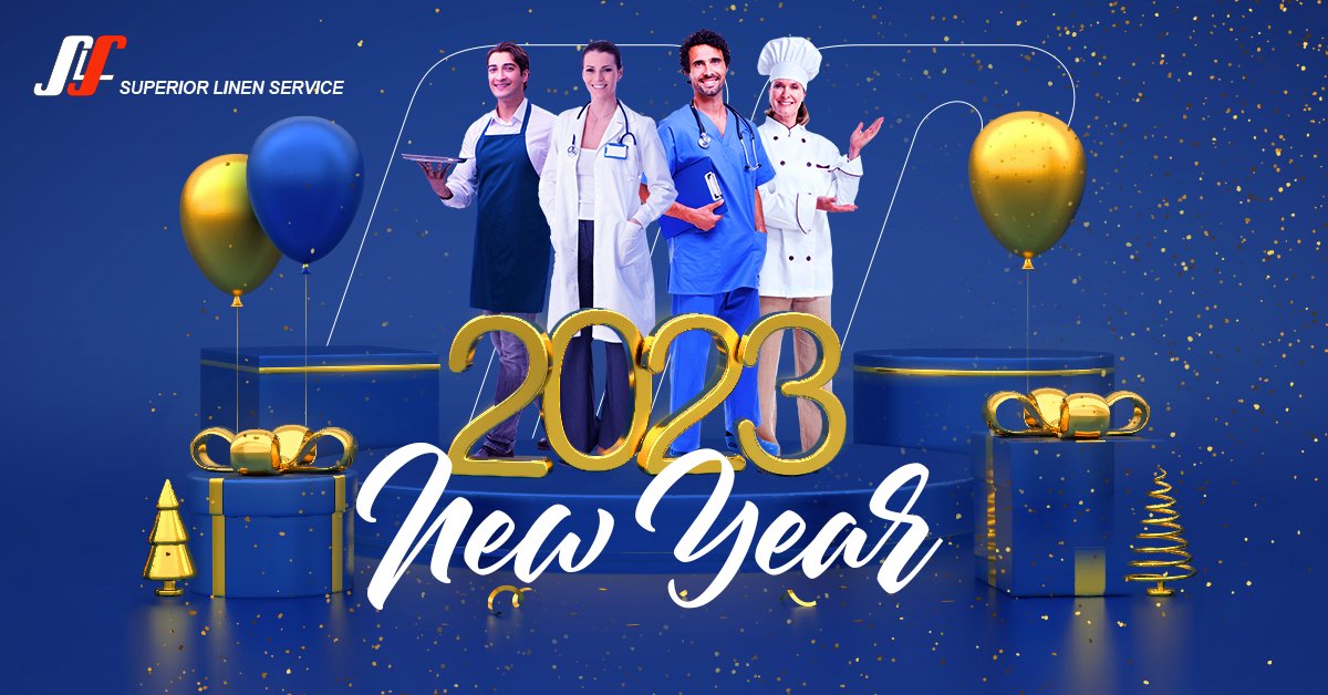 #HappyNewYear to you and yours from your friends at Superior Linen! 🍾