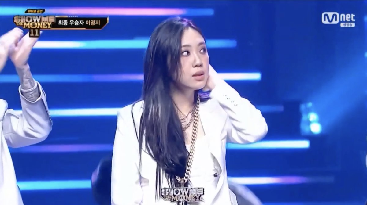 dropthekhhtea's tweet photo. [SMTM11] ‘Show Me The Money 11’ Finals

Congratulations to Season 11 winner Lee Young Ji

She is the first female winner of SMTM https://t.co/yLgXsXPp8C