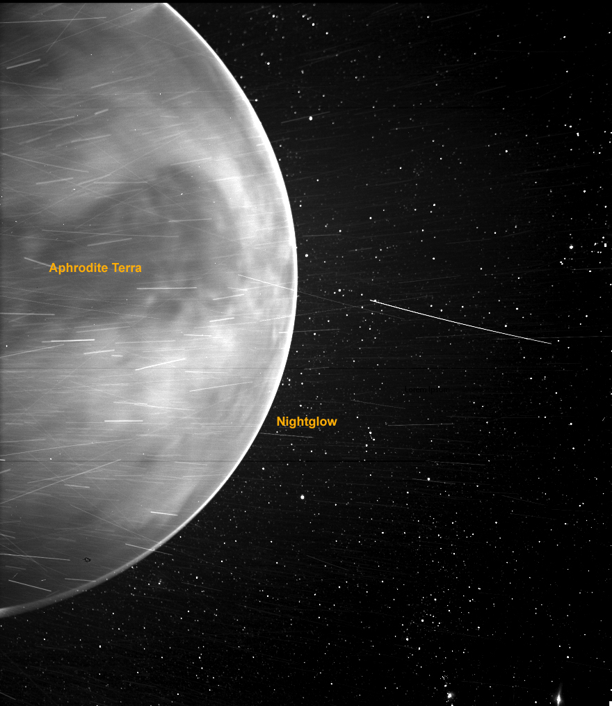 Venus, you're glowing! 😍  In early 2022, science teams unveiled visible light images of the surface of Venus, captured by <a href="/NASASun/">ARCHIVED - NASA Sun & Space</a>'s Parker Solar Probe as it flew by our neighbor planet.