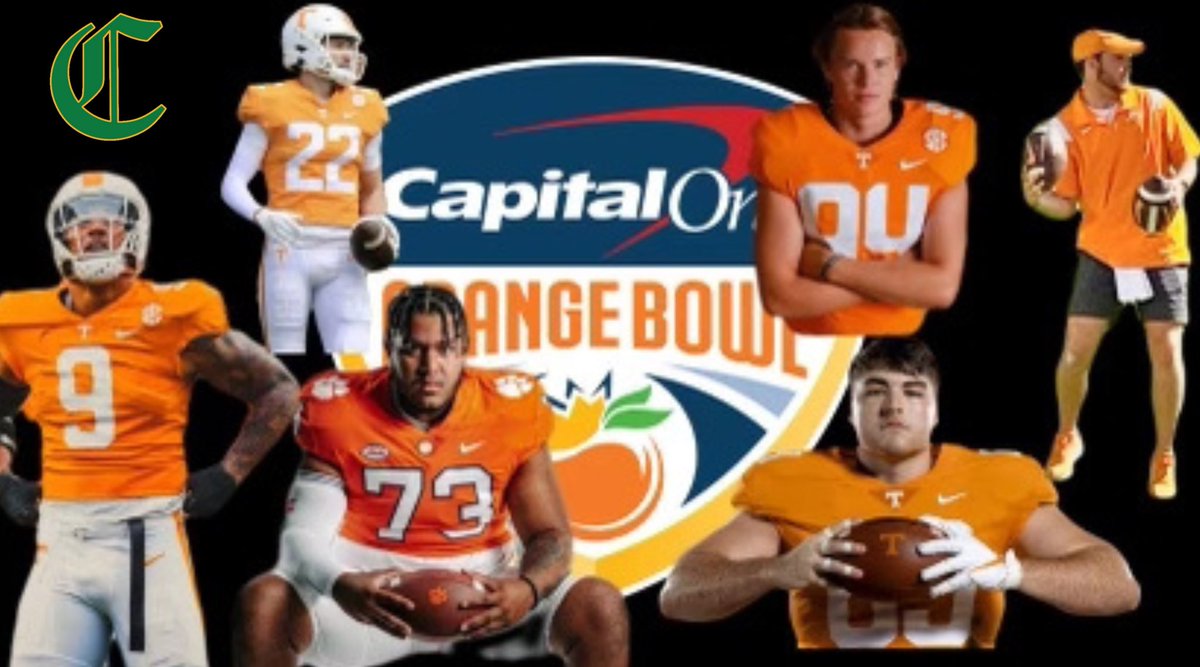 KnoxCatholic's tweet photo. ☘️🏈 Good luck to @KCIrishFootball alums @Tylerbaron23 @TuckerBryn @JackJancek @jturby93 @CooperMays @Adammargolis in the @OrangeBowl tonight! @Vol_Football @ClemsonFB #irishbuilt #irishpride ☘️🏈 https://t.co/zNOA44Mcdu