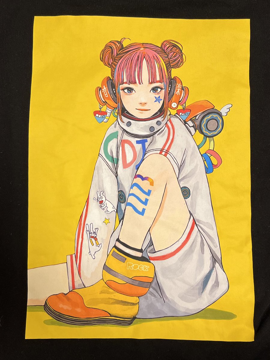「CDJとても楽しいです!イラストTシャツ着ていただいて嬉しいです!! 」|warashiのイラスト