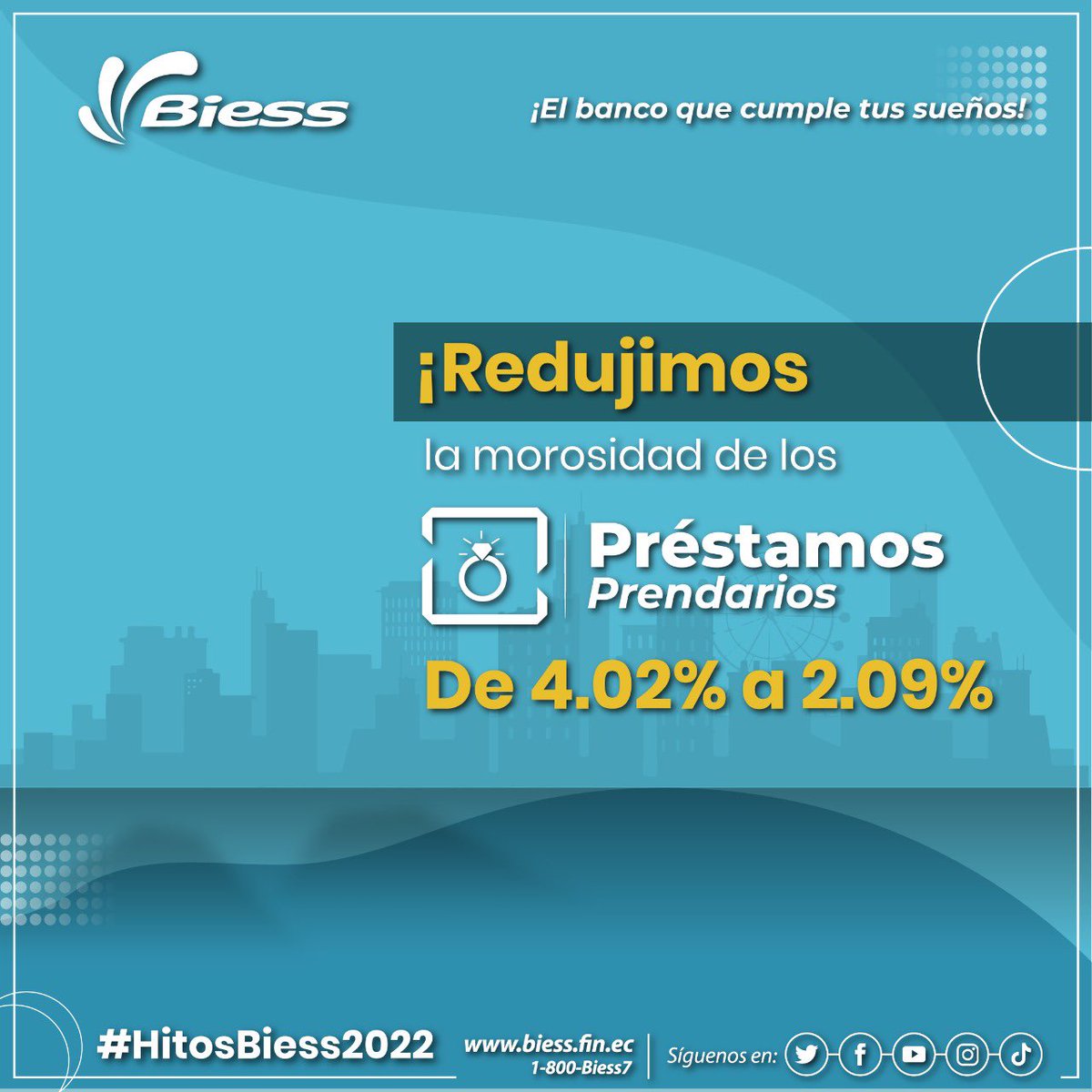 cjarosemena's tweet photo. Trabajamos para reducir la morosidad!
 
Con acciones de recuperación logramos bajar la morosidad de los Préstamos Prendarios.
 
#HitosBiess https://t.co/9GRm6IuimZ